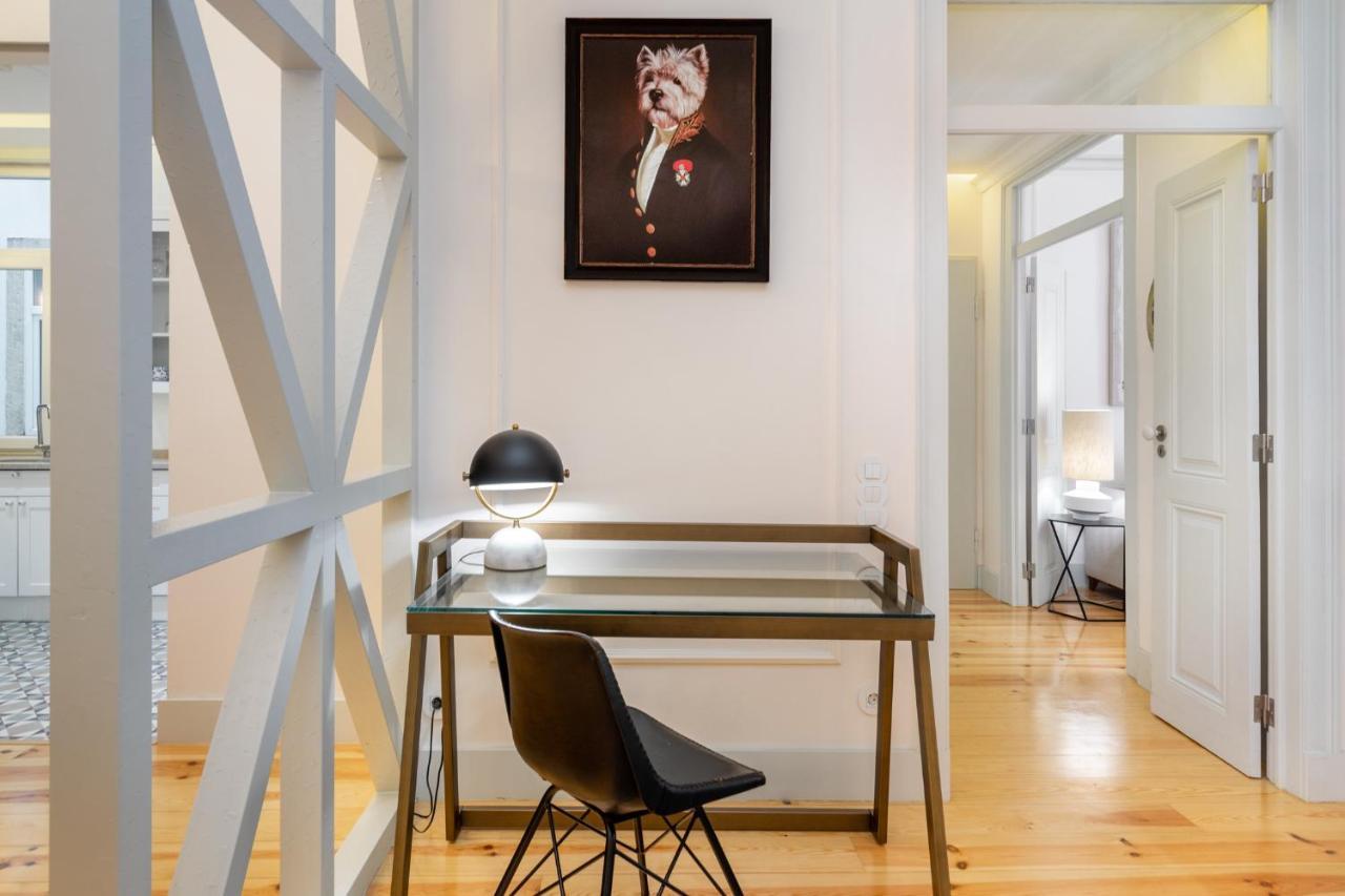 Whome Luxury Stay In Prime Location W/ Ac, Lift & Private Patio Lissabon Exterior foto